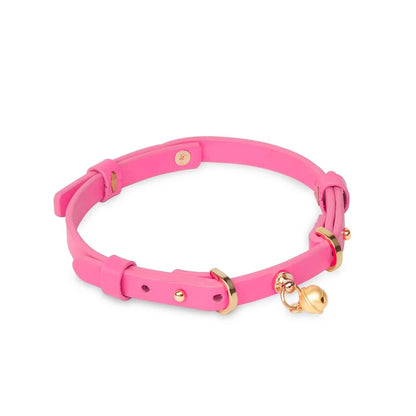 Leather Gold Bell BDSM Collars for Sensual Play