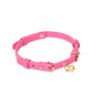 Leather Gold Bell BDSM Collars for Sensual Play