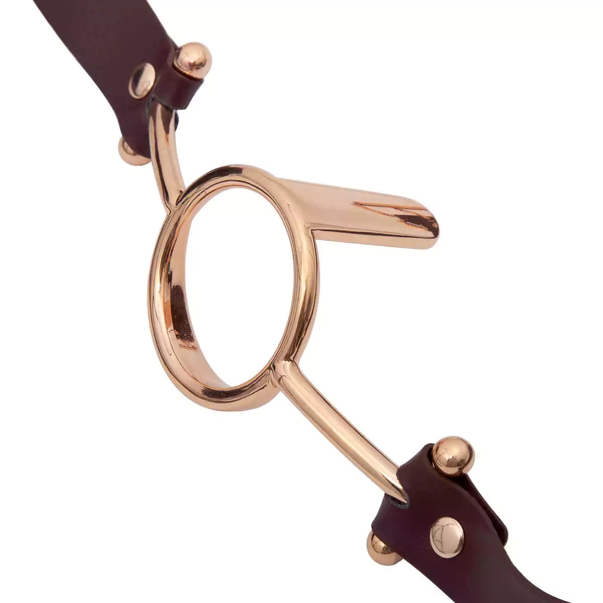 Gold Plated Tongue Depressor Ball Gag