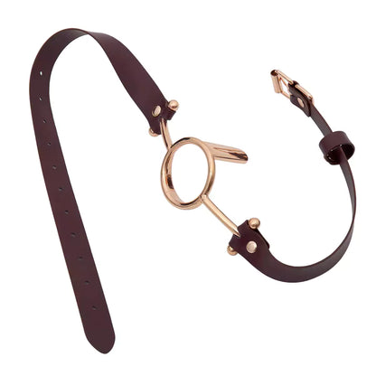 Gold Plated Tongue Depressor Ball Gag