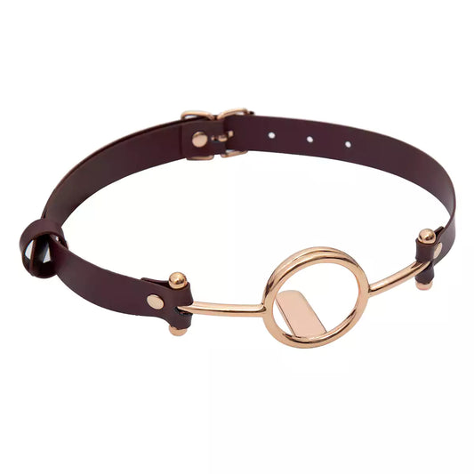 Gold Plated Tongue Depressor Ball Gag