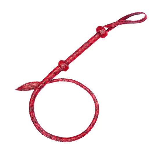 Handwoven Red Whip