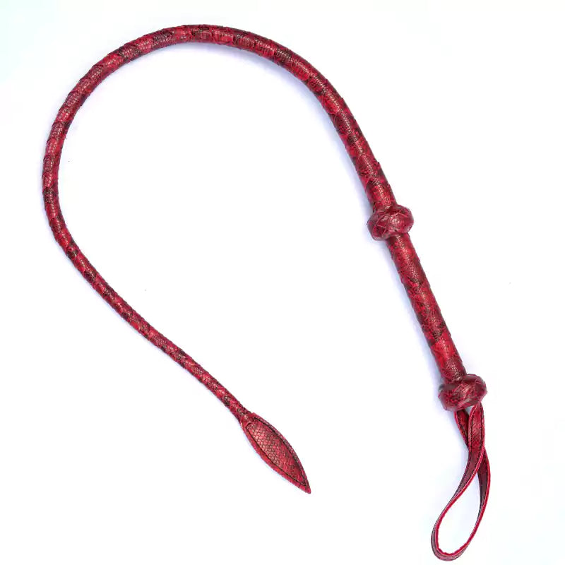 Handwoven Red Whip