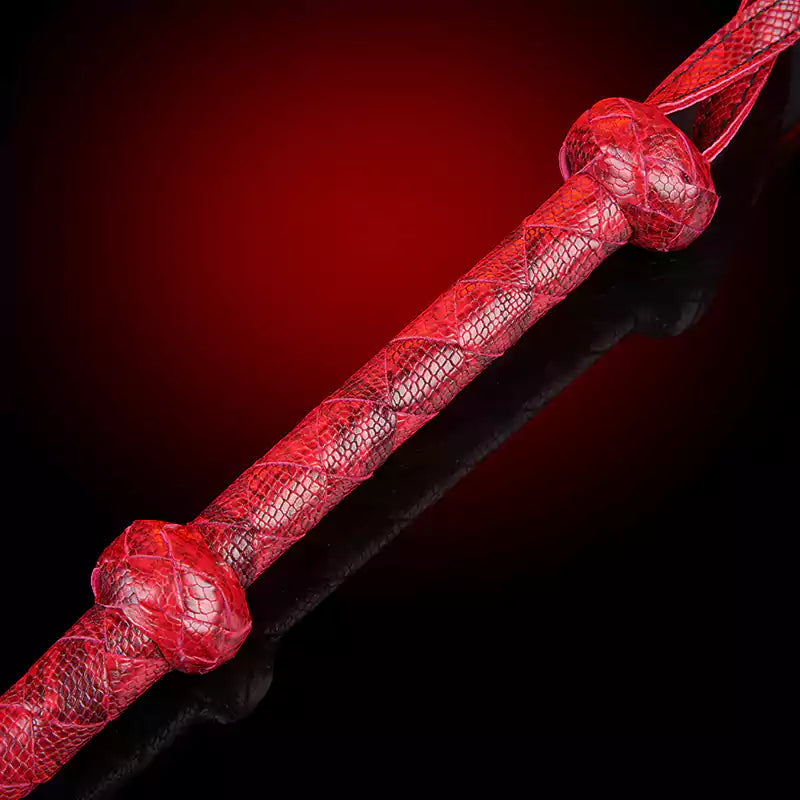 Handwoven Red Whip