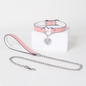 Heart Pendant Leather BDSM Collars