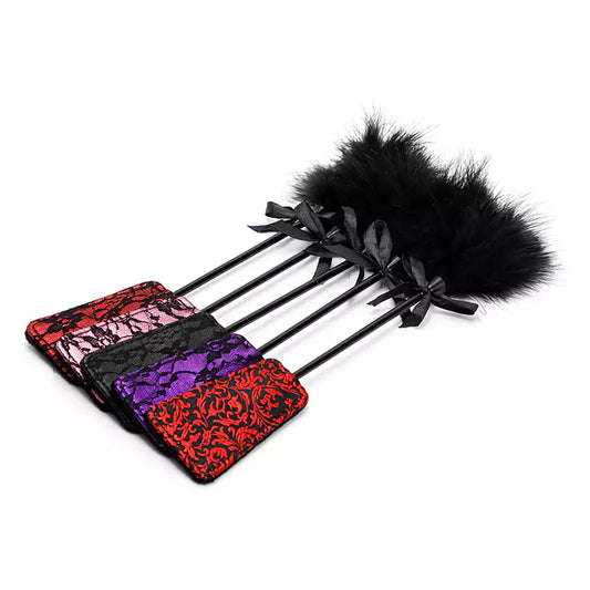 Lace Feather Square Spanking Paddle