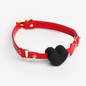 Heart-Shaped Silicone BDSM Ball Gags