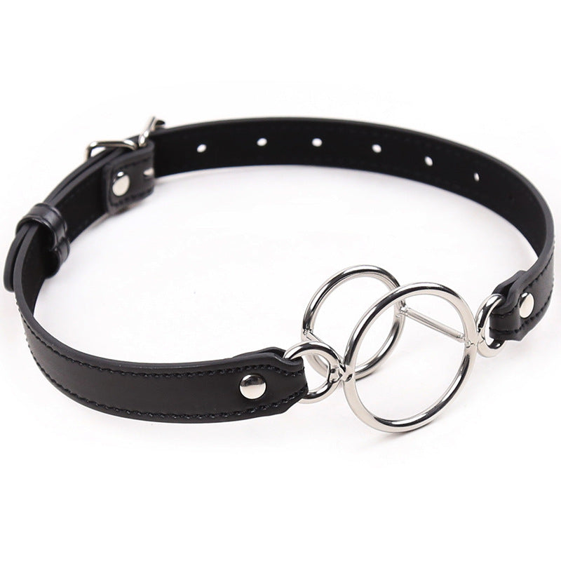 Metal Ring Open Deep Throat BDSM Ball Gags