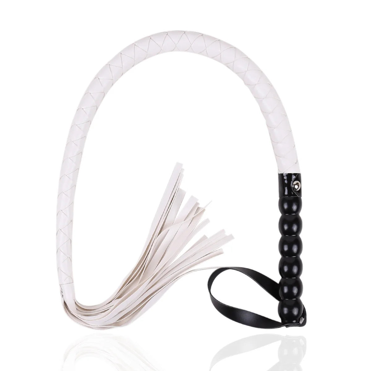 Beaded Handle Woven BDSM Whips