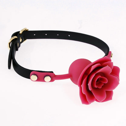 Multicolor Rose Shaped BDSM Ball Gags