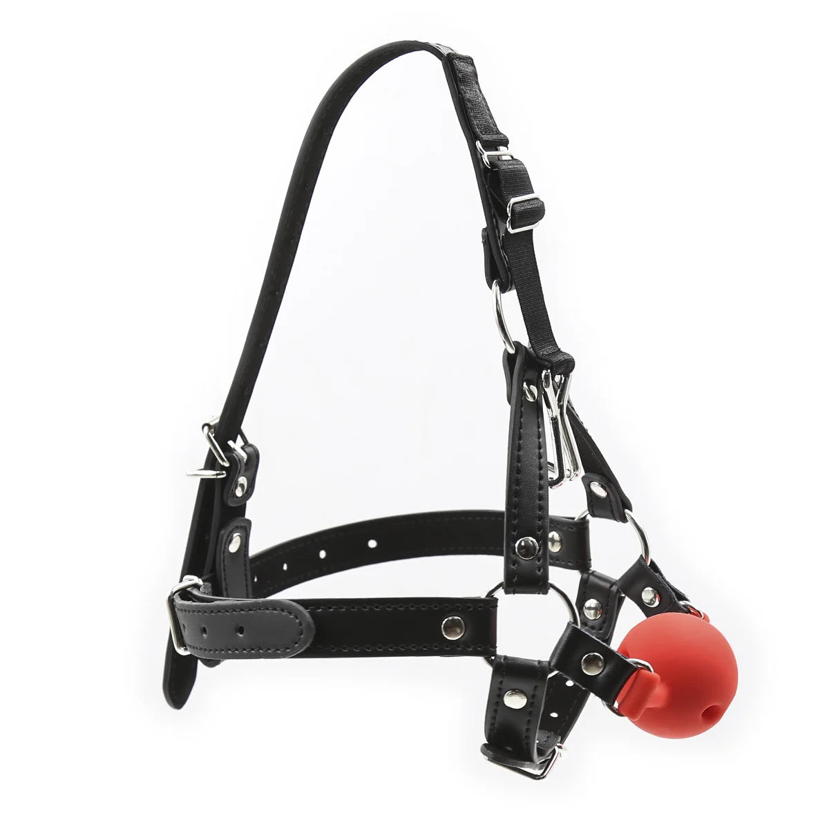 Nose Hook Muzzle with BDSM Ball Gags