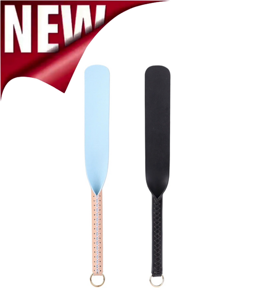 Oval Hand-Stitched Spanking Paddle