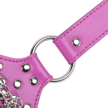 Pet Play Muzzle with BDSM Ball Gags