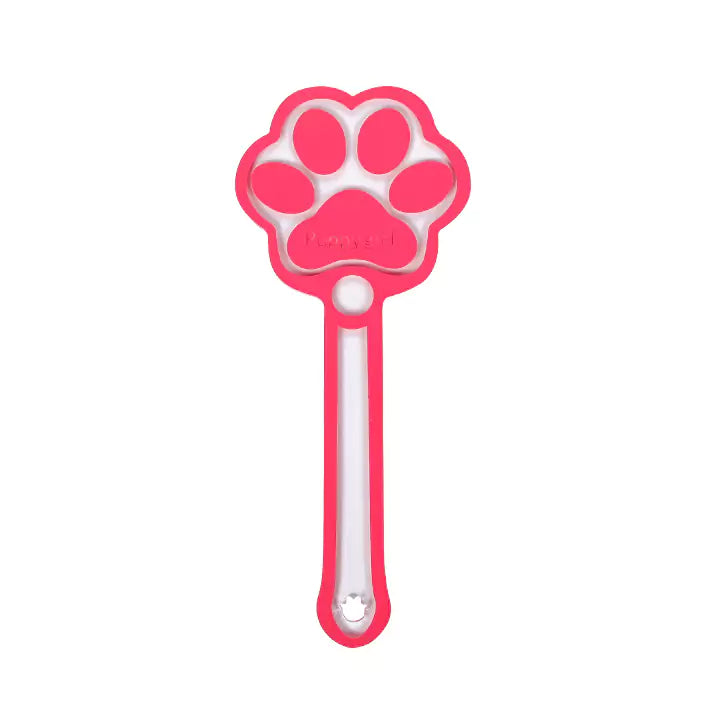 Pink Acrylic Cat Paw Spanking Paddle