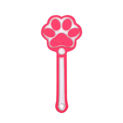 Pink Acrylic Cat Paw Spanking Paddle