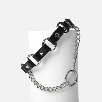 BDSM Collars with Punk Metal Ring