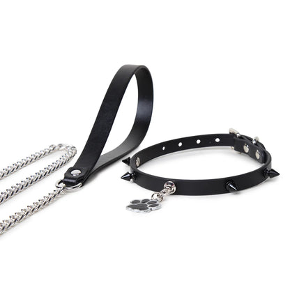 Punk Studded Leather BDSM Collars