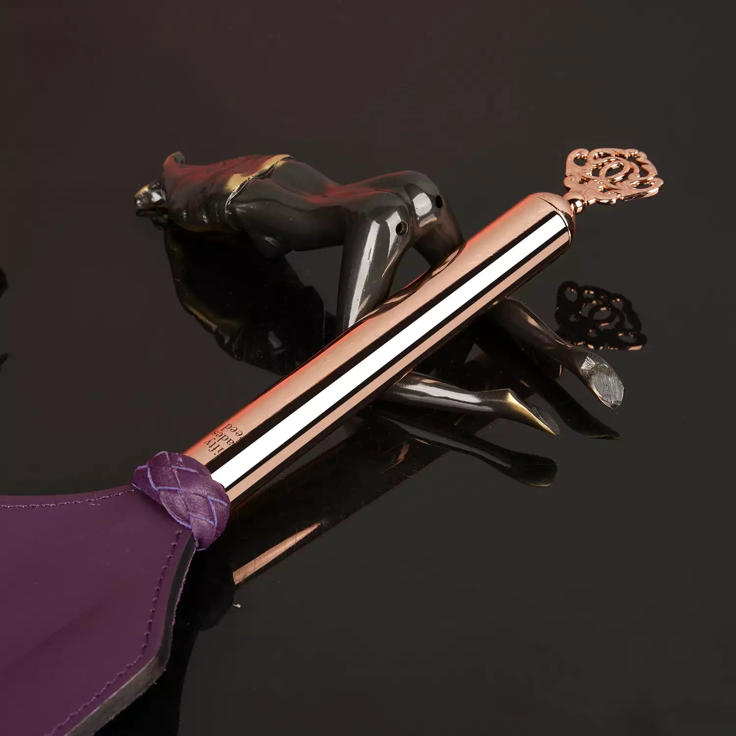 Purple Genuine Leather Hand Spanker