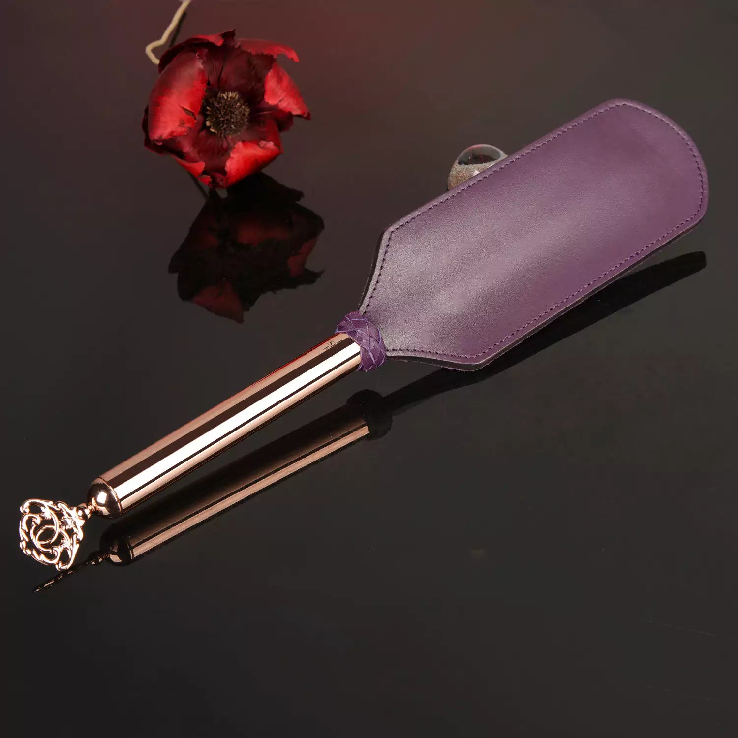 Purple Genuine Leather Hand Spanker