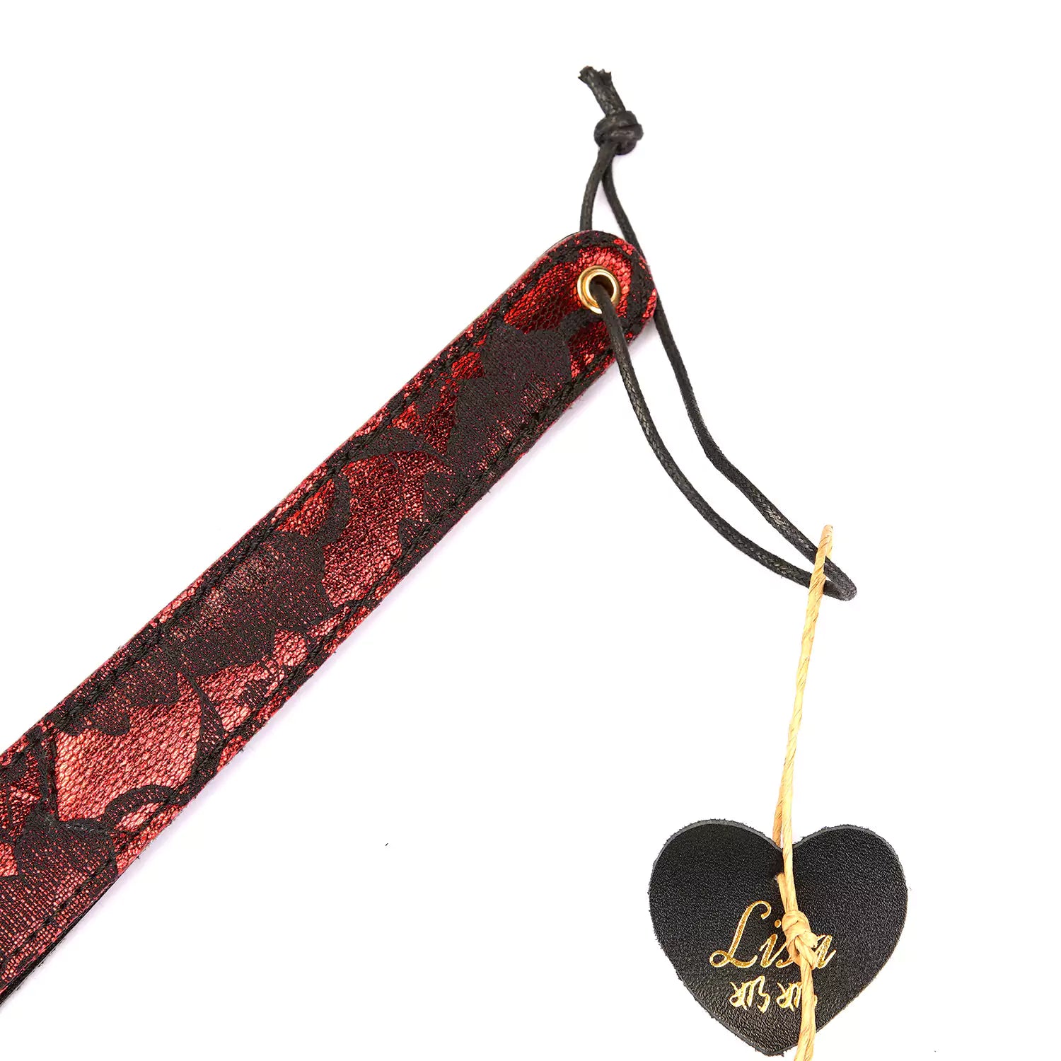Red Lace Spanking Paddle 