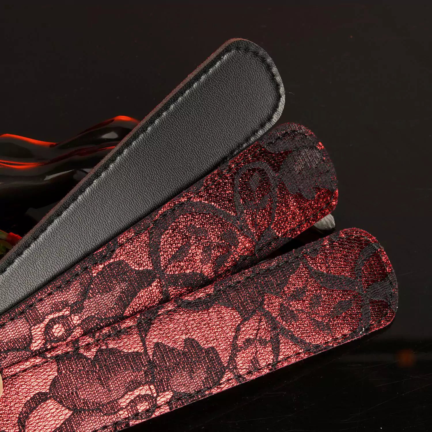 Red Lace Spanking Paddle 
