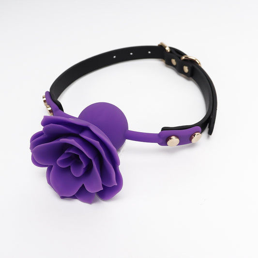 Rose Shaped Modern BDSM Ball Gags