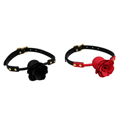 Silicone Rose BDSM Ball Gags