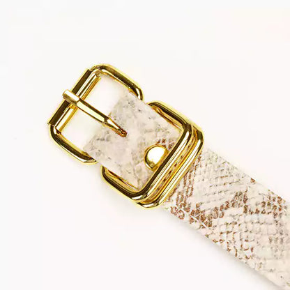 Snake-Pattern Spade Ball Gag