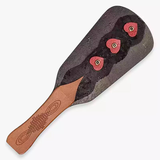 Solid Wood Spanking Paddle with Heart