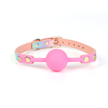 Iridescent Soft BDSM Ball Gags