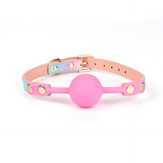 Iridescent Soft BDSM Ball Gags