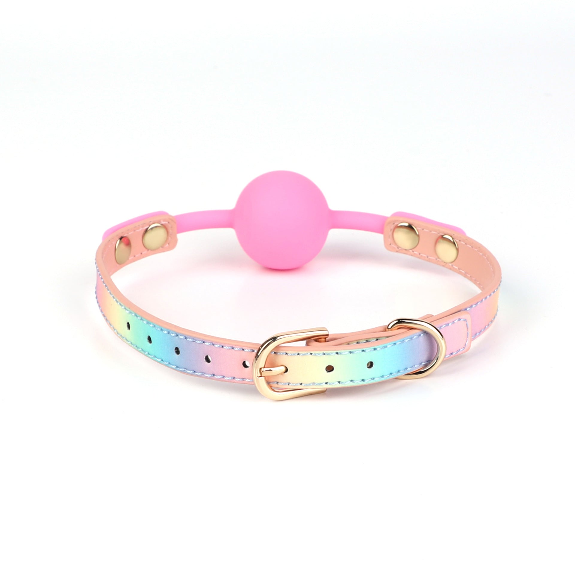 Iridescent Soft BDSM Ball Gags