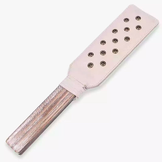 Vintage Riveted Leather Spanking Paddle