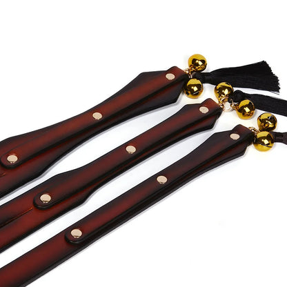 Vintage Aged Leather Classic Spanking Paddles