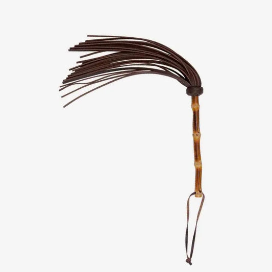 Bamboo-Grip Suede BDSM Flogger