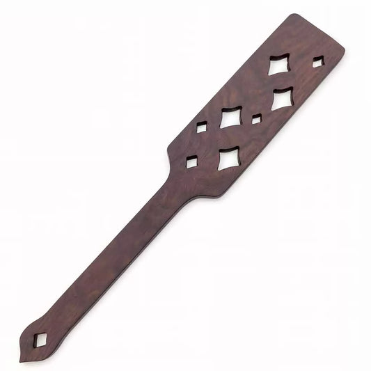 Ebony Perforated Spanking Paddle