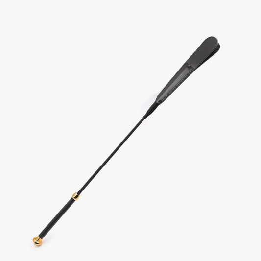 Black Cowhide Riding Crop