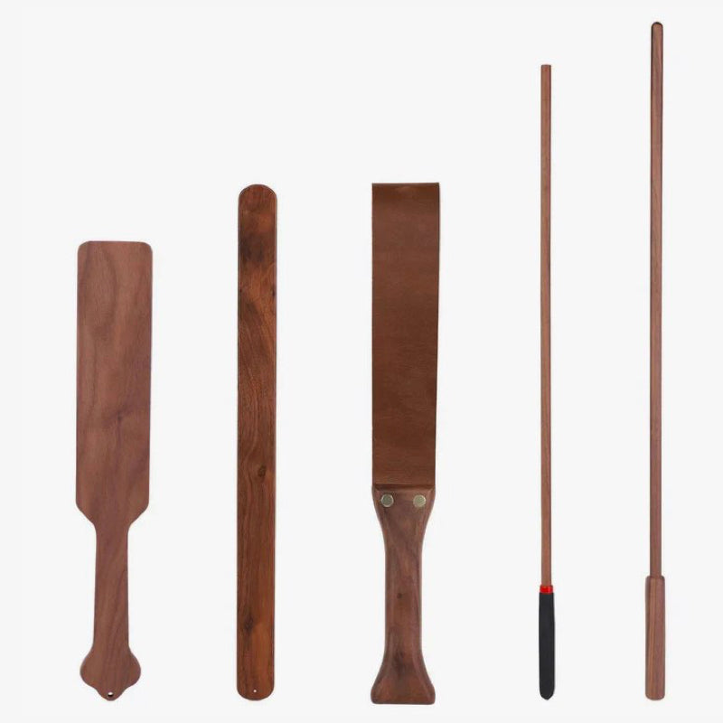 5-Piece Solid Wood Spanking Set